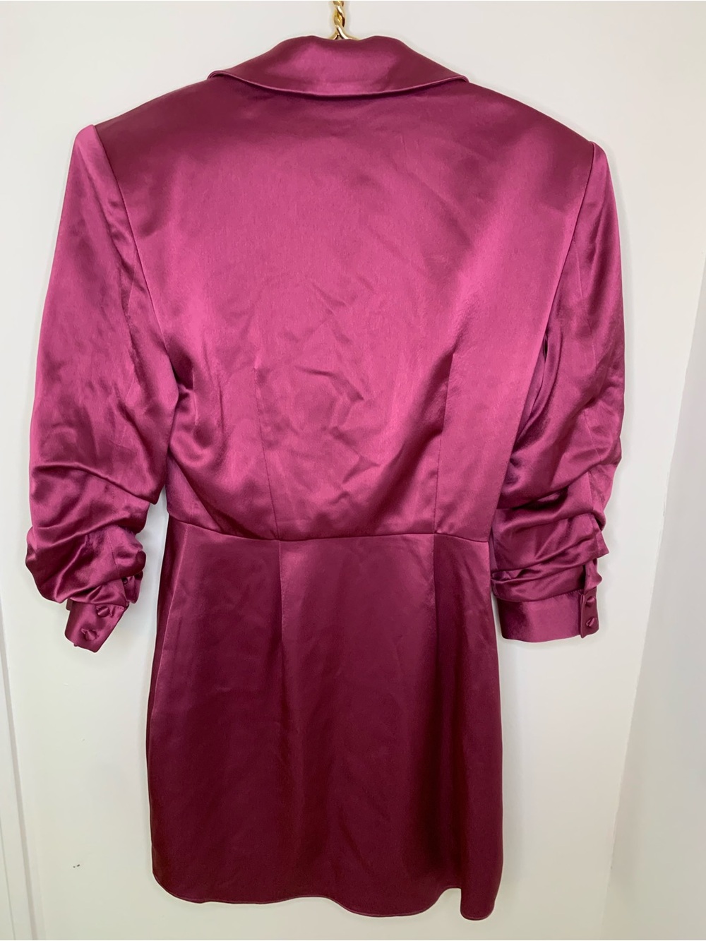 CINQ A SEPT dress mini sz 4 luxurious Magenta - Picture 9 of 11